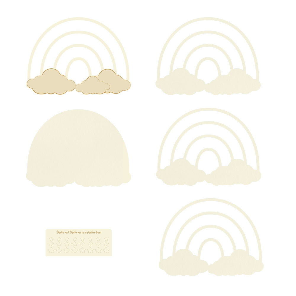 P13 Believe in Fairies Light Chipboard Embellishments Base Shaker Rainbow (P13-BIF-50) (OUTLET) P13 Believe in Fairies Light Chipboard Embellishments Base Shaker Rainbow (P13-BIF-50) (OUTLET)