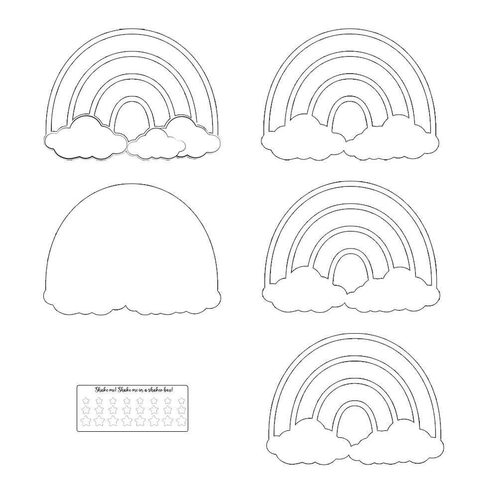 P13 Believe in Fairies Light Chipboard Embellishments Base Shaker Rainbow (P13-BIF-50) (OUTLET) P13 Believe in Fairies Light Chipboard Embellishments Base Shaker Rainbow (P13-BIF-50) (OUTLET)