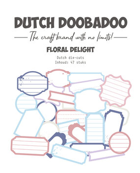 Dutch Doobadoo Dream Plan Do Floral Delight Dutch Die-Cuts (47pcs) (474.007.034) (DISCONTINUED)