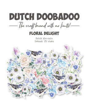 Dutch Doobadoo Dream Plan Do Floral Delight Dutch Die-Cuts (25pcs) (474.007.032) (DISCONTINUED)