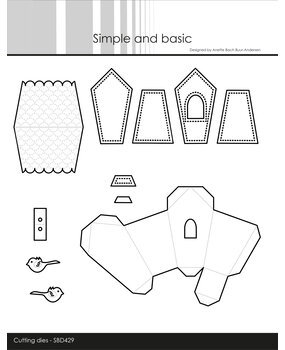 Simple and Basic Small 3D Birdhouse Dies (SBD429) (DISCONTINUED)