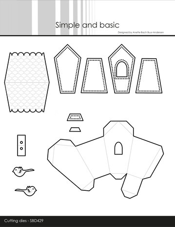 Simple and Basic Small 3D Birdhouse Dies (SBD429) (DISCONTINUED)