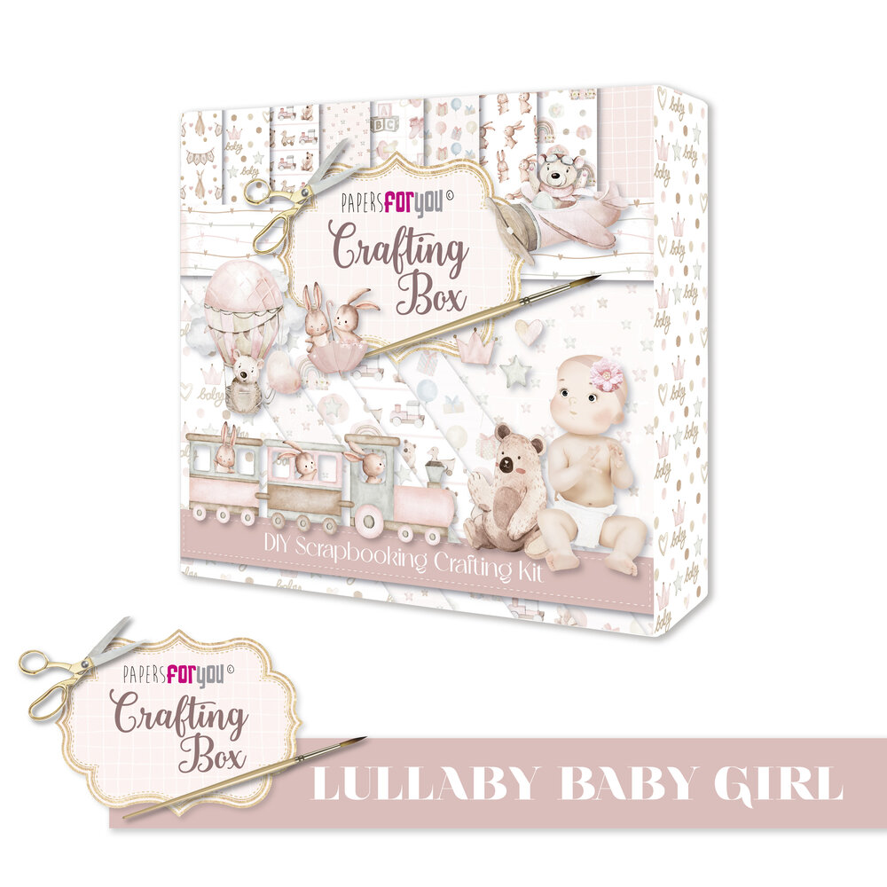 Papers For You Lullaby Baby Girl Crafting Box (PFY-13266) (DISCONTINUED)