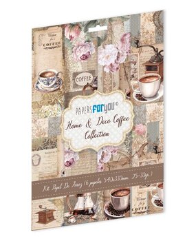 Papers For You Home&Deco Coffee Rice Paper Kit (6pcs) (PFY-13669) (DISCONTINUED)