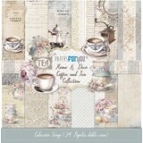 Papers For You Home&Deco Coffee and Tea Mini Scrap Paper Pack (24pcs) (PFY-13702) (DISCONTINUED)