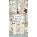 Papers For You Home&Deco Coffee and Tea Slim Scrap Paper Pack (10pcs) (PFY-13704) (DISCONTINUED)