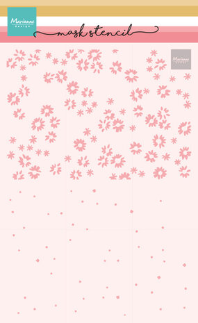 Marianne Design Mask Stencil A5 2 Layer Daisies (PS8160) (DISCONTINUED) Marianne Design Mask Stencil A5 2 Layer Daisies (PS8160) (DISCONTINUED)