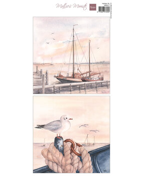 Marianne Design Decoration Sheet XL Mattie's Mooiste Harbor (MB0217) (DISCONTINUED)