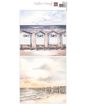 Marianne Design Decoration Sheet XL by Mattie's Mooiste Beach (MB0216) (DISCONTINUED)