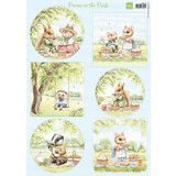 Marianne Design Decoration Sheet A4 Picnic in the Park (VK9610) (DISCONTINUED)