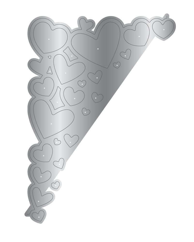 Crafter's Companion Corner Edge'able Dies Lovely Hearts (CC-MD-EDG-LOHEA)