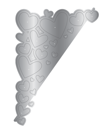 Crafter's Companion Corner Edge'able Dies Lovely Hearts (CC-MD-EDG-LOHEA)