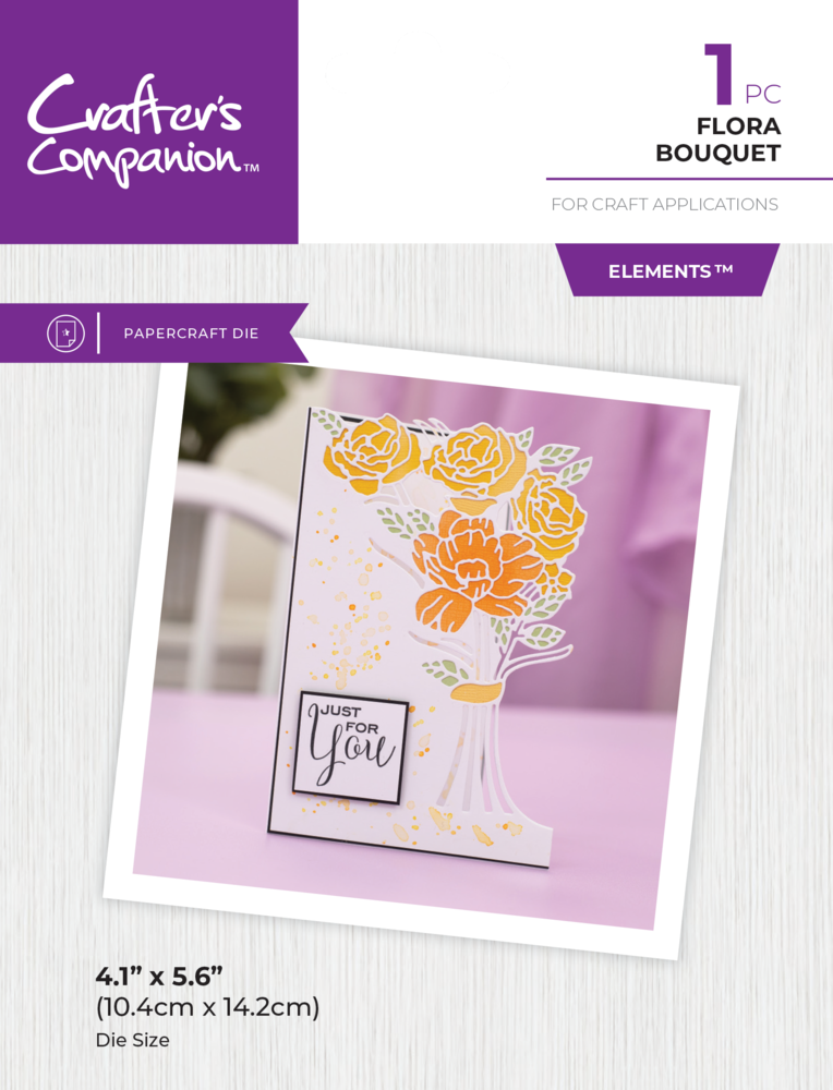 Crafter's Companion Corner Edge'able Dies Flora Bouquet (CC-MD-EDG-FLBOU) (DISCONTINUED)