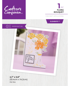 Crafter's Companion Corner Edge'able Dies Flora Bouquet (CC-MD-EDG-FLBOU) (DISCONTINUED)