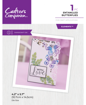 Crafter's Companion Corner Edge'able Dies Entangled Butterflies (CC-MD-EDG-ENBUT) (DISCONTINUED)