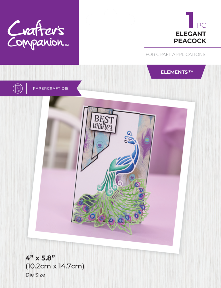 Crafter's Companion Corner Edge'able Dies Elegant Peacock (CC-MD-EDG-ELEPE)