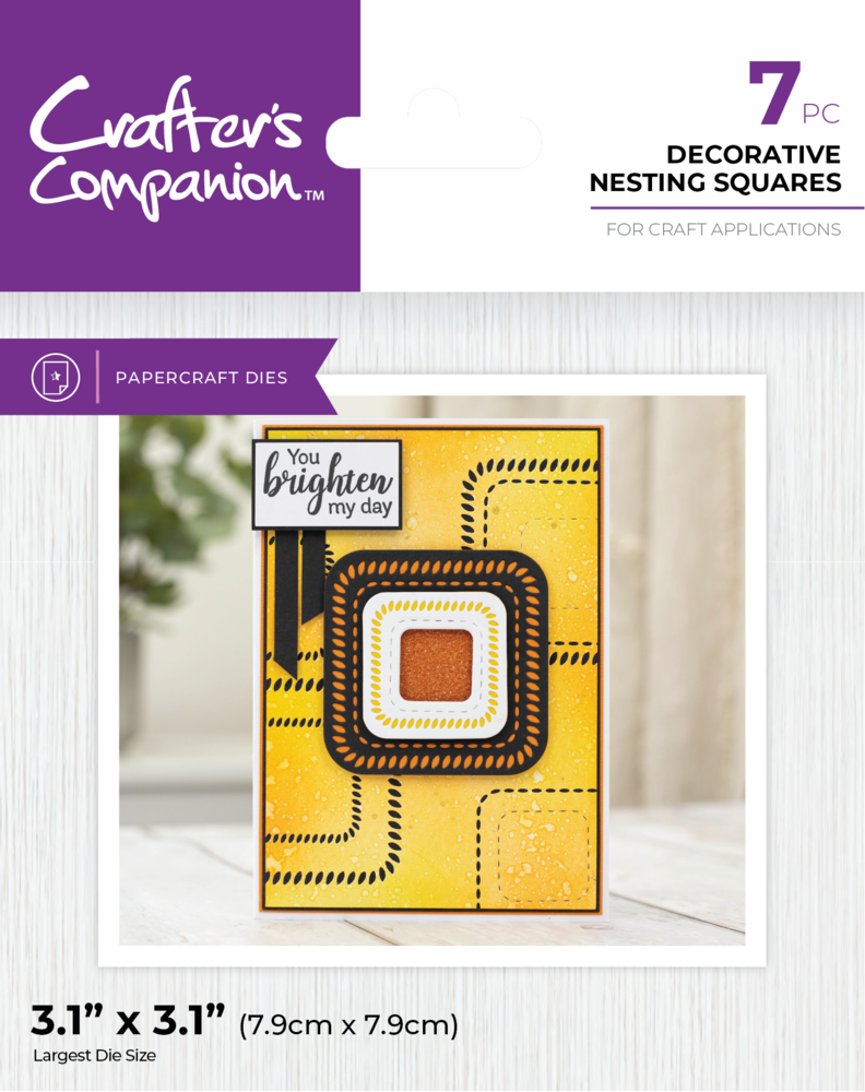 Crafter's Companion Decorative Nesting Element Dies Nesting Squares (CC-MD-ELE-DNSQU) (DISCONTINUED)