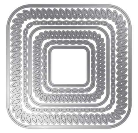 Crafter's Companion Decorative Nesting Element Dies Nesting Squares (CC-MD-ELE-DNSQU) (DISCONTINUED)