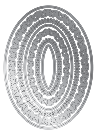 Crafter's Companion Decorative Nesting Element Dies Nesting Ovals (CC-MD-ELE-DNOVA) (DISCONTINUED)