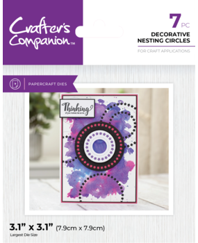 Crafter's Companion Decorative Nesting Element Dies Nesting Circles (CC-MD-ELE-DNCIR) (DISCONTINUED)