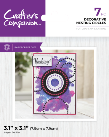 Crafter's Companion Decorative Nesting Element Dies Nesting Circles (CC-MD-ELE-DNCIR) (DISCONTINUED)