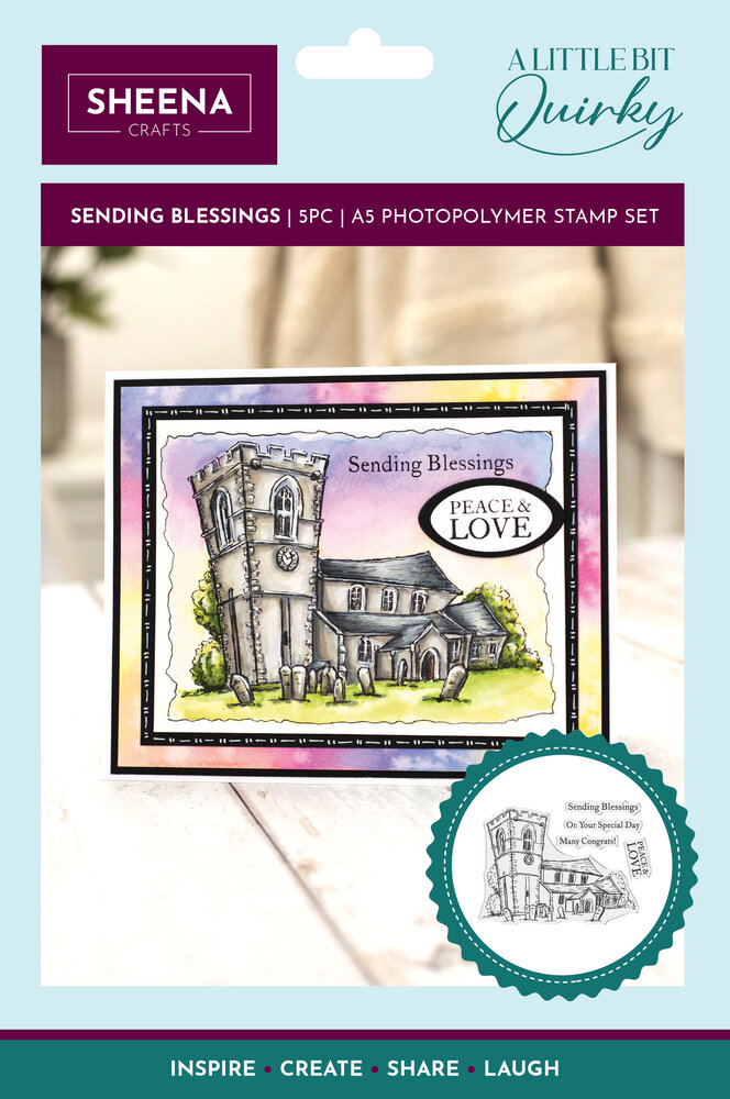 Crafter's Companion Sheena Douglass Stamp Sending Blessings (SD-STP-SEBL) (DISCONTINUED) Crafter's Companion Sheena Douglass Stamp Sending Blessings (SD-STP-SEBL) (DISCONTINUED)