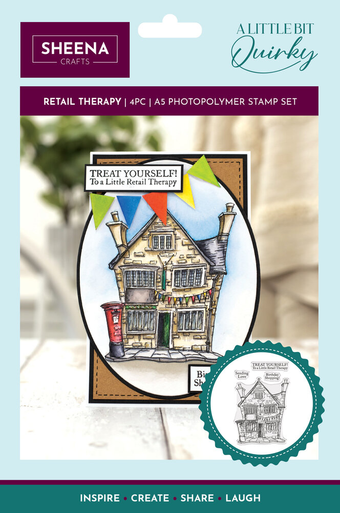 Crafter's Companion Sheena Douglass Stamp Retail Therapy (SD-STP-RETH) (DISCONTINUED) Crafter's Companion Sheena Douglass Stamp Retail Therapy (SD-STP-RETH) (DISCONTINUED)