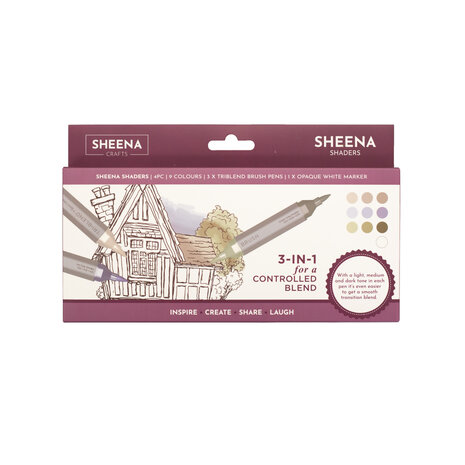 Crafter's Companion Sheena Douglass Sheena Shaders Pens (SD-PENS-SHESHA) (DISCONTINUED) Crafter's Companion Sheena Douglass Sheena Shaders Pens (SD-PENS-SHESHA) (DISCONTINUED)