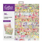 Crafter's Companion Meadow Garden 12x12 Inch Printed Paper Pad (CC-PAD12-MEGA)