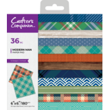 Crafter's Companion Modern Man 6x6 Inch Paper Pad (CC-MM-PAD6) (DISCONTINUED)