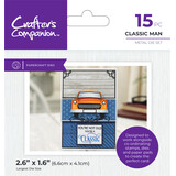 Crafter's Companion Modern Man Metal Dies Classic Man (CC-MM-MD-CLMA) (DISCONTINUED)