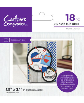 Crafter's Companion Modern Man Metal Dies King of the Grill (CC-MM-MD-KIGR) (DISCONTINUED)