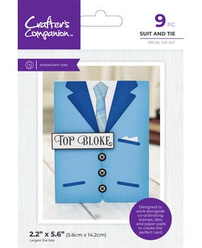 Crafter's Companion Modern Man Metal Dies Suit and Tie (CC-MM-MD-SUTI)