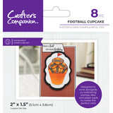 Crafter's Companion Modern Man Stamp & Dies Football Cupcakes (CC-MM-STD-FOCU) (DISCONTINUED)