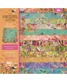Crafter's Companion Honeysuckle 6x6 Inch Paper Pad (NG-HS-PAD6) (DISCONTINUED)