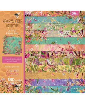 Crafter's Companion Honeysuckle 12x12 Inch Paper Pad (NG-HS-PAD12) (DISCONTINUED)