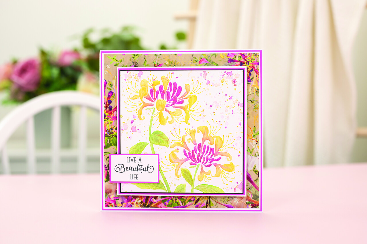 Crafter's Companion Honeysuckle 3D Embossing Folder Honeysuckle (NG-HS-EF5.5-3D-HOSU) (DISCONTINUED)