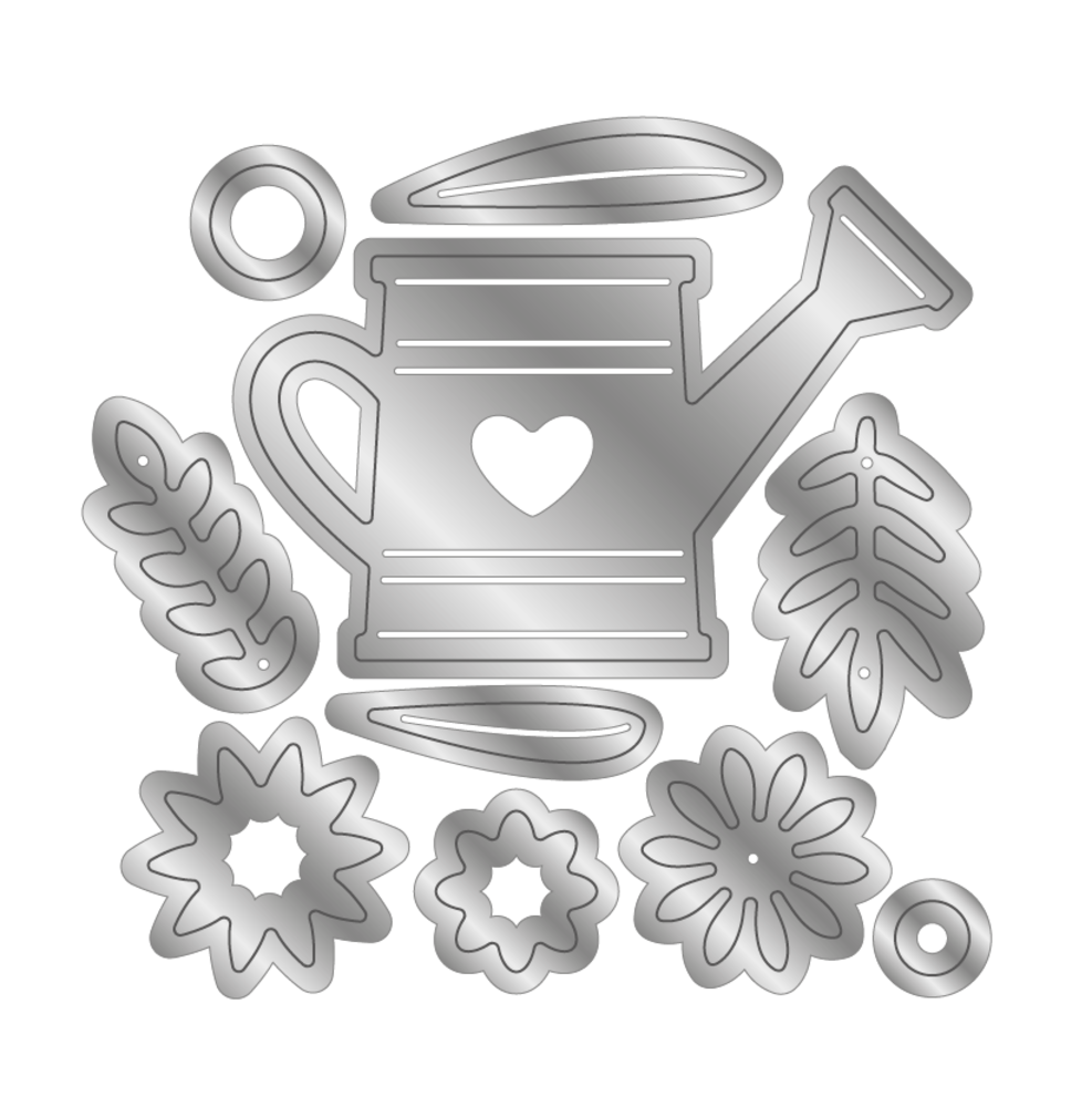 Crafter's Companion Garden Collection Metal Dies Watering Can and Florals (CC-GC-MD-WCAF) (DISCONTINUED) Crafter's Companion Garden Collection Metal Dies Watering Can and Florals (CC-GC-MD-WCAF) (DISCONTINUED)