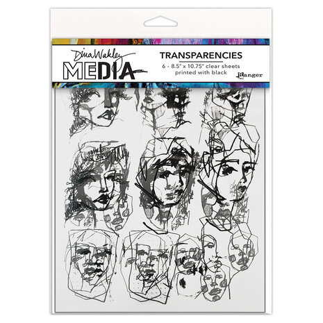 Ranger Dina Wakley MEdia Transparencies Tinies Set 2 (MDA82644) Ranger Dina Wakley MEdia Transparencies Tinies Set 2 (MDA82644)