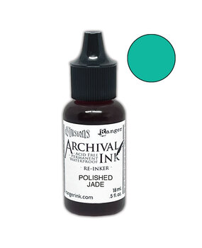 Ranger Dyan Reaveley Dylusions Archival Ink Polished Jade Re-Inker 0.5 fl oz (ARD85324) Ranger Dyan Reaveley Dylusions Archival Ink Polished Jade Re-Inker 0.5 fl oz (ARD85324)