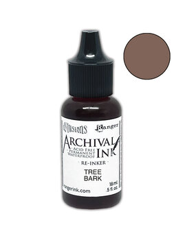 Ranger Dyan Reaveley Dylusions Archival Ink Tree Bark Re-Inker 0.5 fl oz (ARD85317)