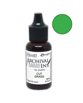 Ranger Dyan Reaveley Dylusions Archival Ink Cut Grass Re-Inker 0.5 fl oz (ARD85270)