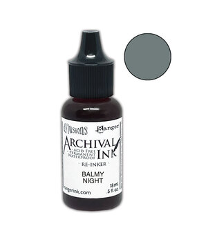 Ranger Dyan Reaveley Dylusions Archival Ink Balmy Night Re-Inker 0.5 fl oz (ARD85256)
