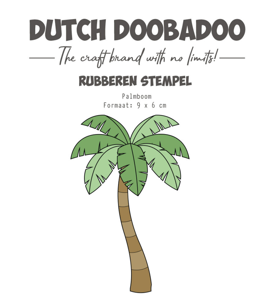 Dutch Doobadoo Rubber Stamp Palmboom (497.004.009) (OUTLET)