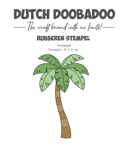 Dutch Doobadoo Rubber Stamp Palmboom (497.004.009) (OUTLET)