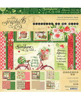 Graphic 45 Sunshine on my Mind 12x12 Inch Collection Pack (4502839)