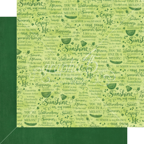 Graphic 45 Sunshine on my Mind 12x12 Inch Patterns & Solids Pack (4502840)