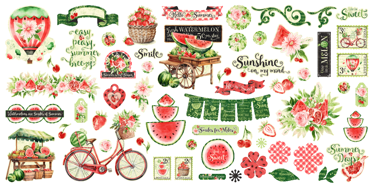 Graphic 45 Sunshine on my Mind Ephemera Assortment (4502842)