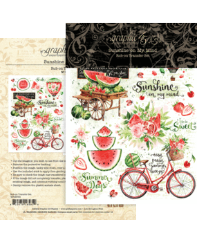 Graphic 45 Sunshine on my Mind Rub-On Transfer Set (4502844)