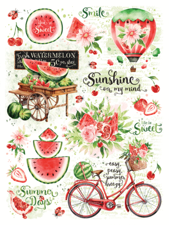 Graphic 45 Sunshine on my Mind Rub-On Transfer Set (4502844)